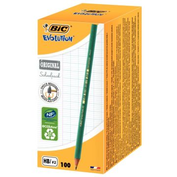 Schoolpack de 100 crayons Evolution HB dont 5 gratuits
