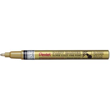 Marqueur peinture permanent pointe fine or