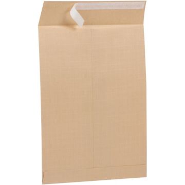 Paquet de 50 pochettes kraft armé 162x229mm 130g bande siliconée