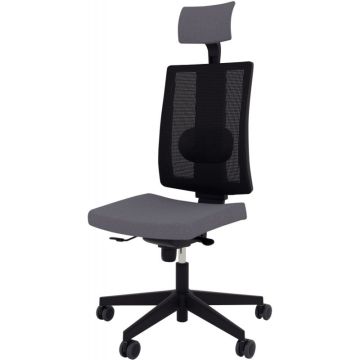 Siège manager Holde+ avec support lombaire ajustable en hauteur noir/gris