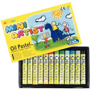 Boîte de 12 pastels à l'huile Mini Artist