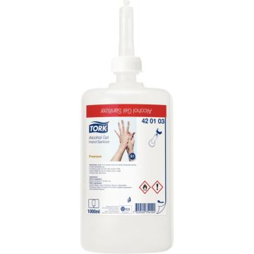 Carton de 6 recharges 1L de gel hydroalcoolique S1