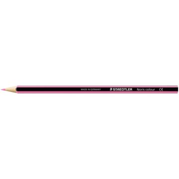 Etui de 12 crayons de couleur Noris Colour rose
