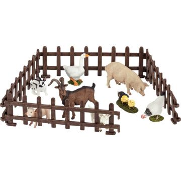 Lot de 4 clôtures en PVC PAPO