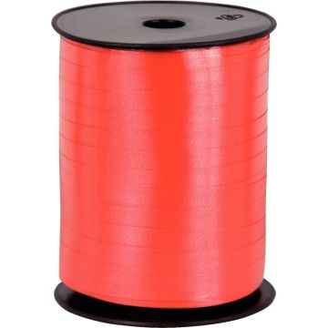 Bobine Bolduc effet brillant 500m x 7mm couleur rouge