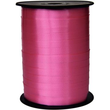 Bobine Bolduc effet brillant 500m x 7mm couleur rose
