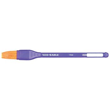 Brosse KAMIKAZE N° 18 poils synthétiques très résistants manche plastique solide ( sans PVC )