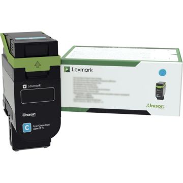 Lexmark  75M2HC0 toner laser cyan haute capacité authentique