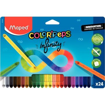 Pochette de 24 crayons de couleur Color'peps Infinity