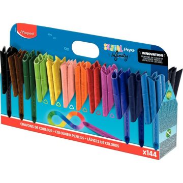 Classpack de 144 crayons de couleur Infinity