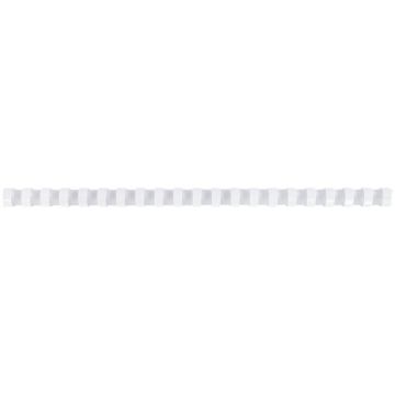 Boîte de 100 reliures plastiques couleur Ø 14mm blanc