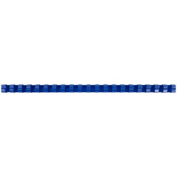 Boîte de 100 reliures plastiques couleur Ø 14mm bleu