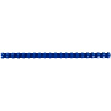 Boîte de 100 reliures plastiques couleur Ø 16mm bleu