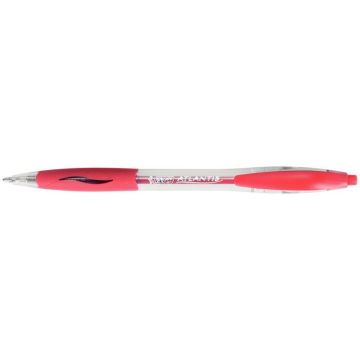 Stylo Atlantis rétractable rouge