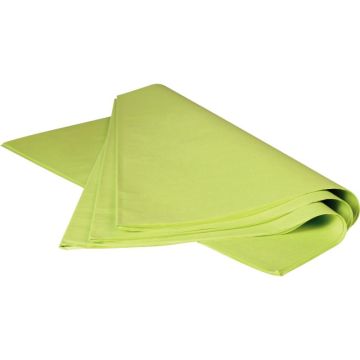 Paquet de 480 feuilles de papier de soie 75x50cm vertes