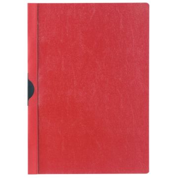 Chemise de présentation à clip pour format A4 dos 3 mm rouge
