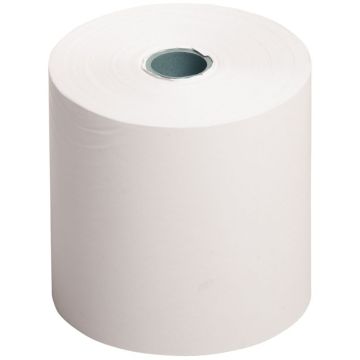 Paquet de 10 bobines comptables de papier blanc thermique 57 x 60 mm, longueur 45 m, pour terminal de paiement électronique sans BPA