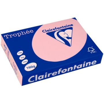Paquet de 250 feuilles format A3 160g rose CLAIREFONTAINE