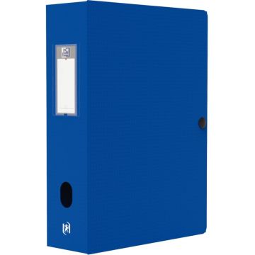 Boite de classement MEMPHIS en polypropylène, dos de 80 mm, coloris bleu
