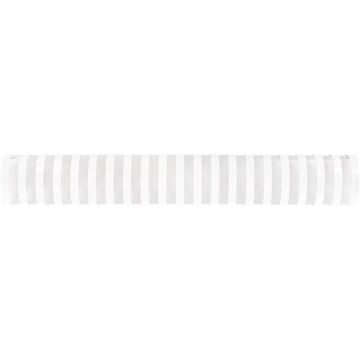 Boite de 50 anneaux reliure/peignes à relier plastique ovales 21 boucles standard A4 diamètre 45mm blanc
