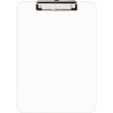 Plaque porte bloc cristal incolore pour format A4