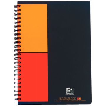 Répertoire à reliure intégrale ADDRESSBOOK 144 pages format A5