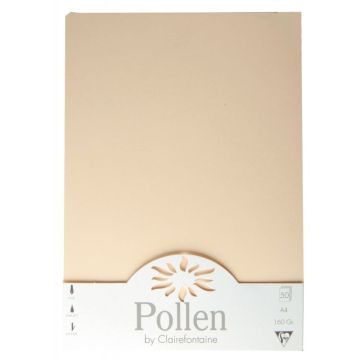 Étui de 50 feuilles Pollen Clairefontaine format 21 x 29,7 cm 160g ivoire