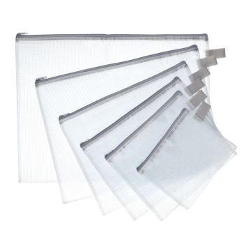 Pochette fourre-tout 190x250mm grise