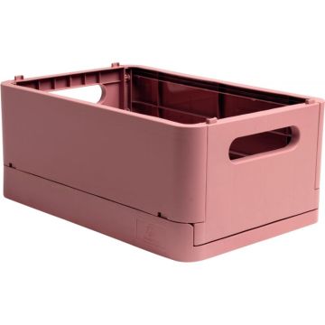 Bac pliable midi vieux rose