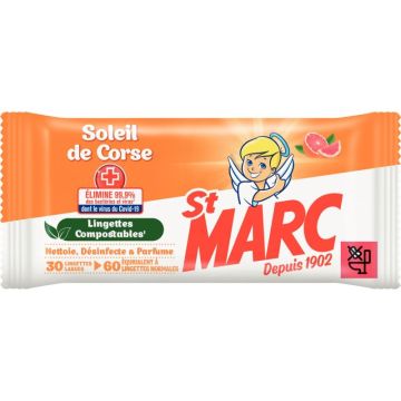 Paquet de 60 lingettes ST MARC Soleil de Corse