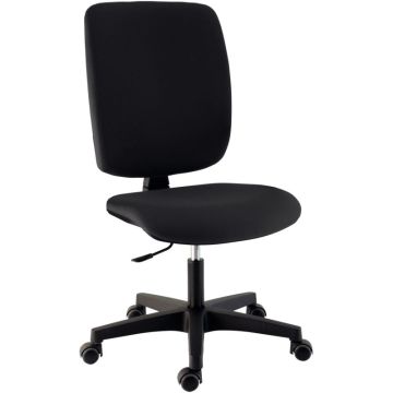 Siège KEVI contact permanent tissu noir + 1 paire d'accoudoirs 1D