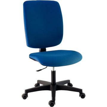 Siège KEVI contact permanent tissu bleu + 1 paire d'accoudoirs 1D