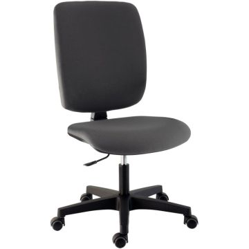 Siège KEVI contact permanent tissu gris + 1 paire d'accoudoirs 1D
