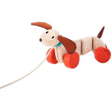 Teck le chien à tirer en bois PLAN TOYS