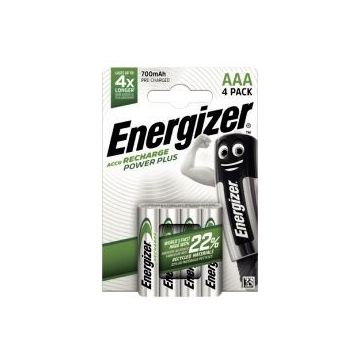 Blister 4 accu recharge ENERGIZER AAA 700 MAHCHP4