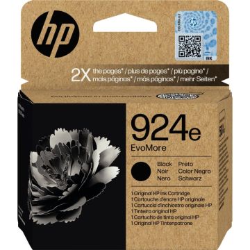 HP 924e cartouche d'encre noire haute capacité authentique (4K0V0NE)