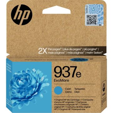 HP 937e cartouche d'encre cyan haute capacité authentique (4S6W6NE)