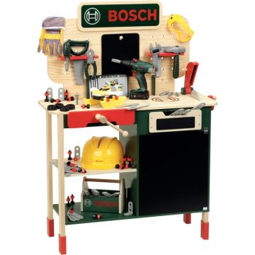 Grand établi en bois BOSCH + accessoires