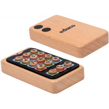 Duo de téléphones portables en bois