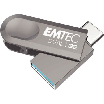 Clé USB 3.2 Emtec Dual 32 Go