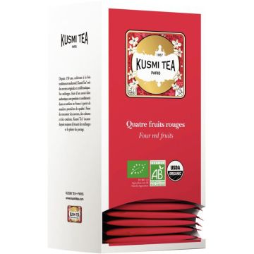 Boite 25 sachets fruits rouges Kusmi Tea