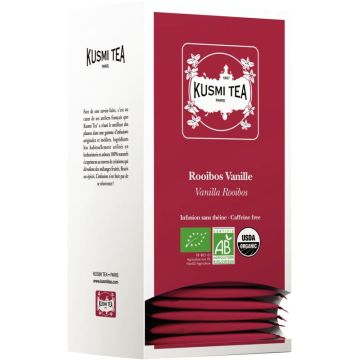 Boite de 25 sachets rooibos vanille Kusmi Tea