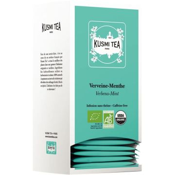 Boite 25 sachets verveine menthe Kusmi tea