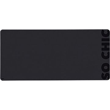 Sous-main 75x35 cm So Chic noir