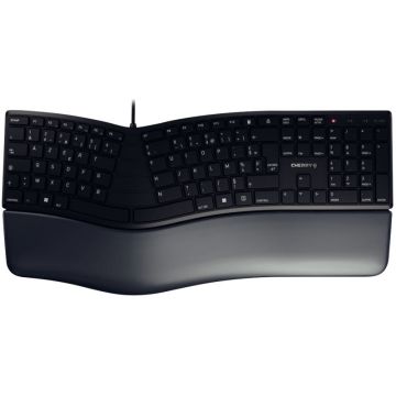 Clavier filaire ergonomique Cherry noir
