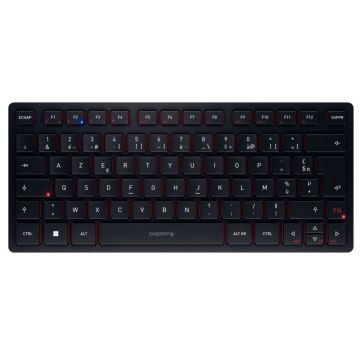 Clavier compact sans fil rechargeable Cherry noir