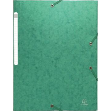 Chemise 3 rabats à élastiques SCOTTEN en carte lustrée 600g, vert