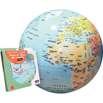 Globe gonflable pays/ville diamètre 42cm