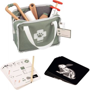 Mallette du vétérinaire + 16 accessoires