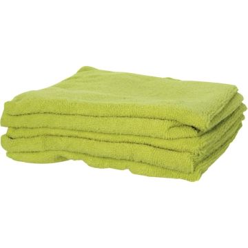 Paquet de 5 chiffons microfibres 280g 40x40 cm vert
